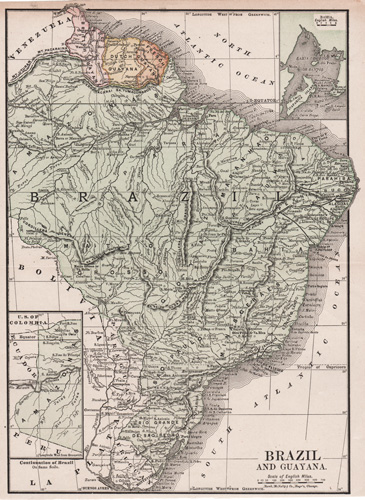 Brazil Guyana 1891